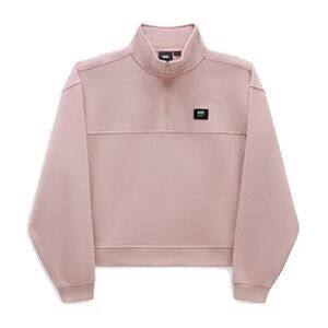 NWT Vans Leighton Half Zip Fleece Pullover Light Pink Size XS